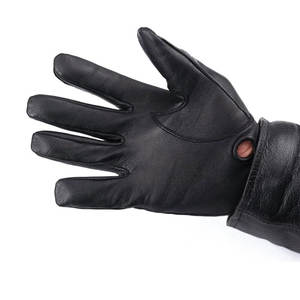 2025 nouveau Design véritable cuir souple doublé gants de cyclisme en plein air équitation chaud Linner gants imperméables - Product Image 5