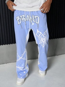 Wholesale 26 Colors High Quality Heavy Weight 350G Unisex <b>Hip</b> Hop Sweatpants Women Loose Fit Custom Printing Embroidery Logo - Product Image 5