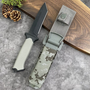Cuchillo de caza de venta directa de fábrica de lujo, acero de alta dureza, hoja fija de supervivencia para acampar súper afilada, cuchillo Bowie personalizado OEM ODM - Product Image 3