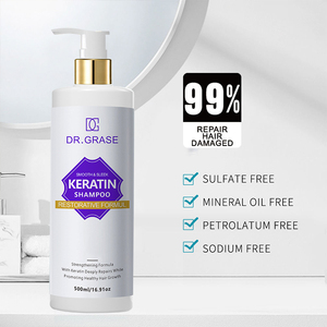Champú de Queratina Sin Sulfatos, Reparación Profunda <span class=keywords><strong>para</strong></span> <span class=keywords><strong>Cabello</strong></span> Seco y Dañado, Suavizante y Antiencrespamiento - Product Image 3