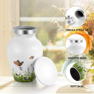 100% urnas funerarias/cremación de recuerdo para adultos de material de aluminio de fabricante indio genuino - Product Image 2