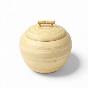 Jarrón de Laca Hecho a Mano, Estilo Bohemio, Diseño Multifuncional, Contenedor Decorativo de Almacenamiento para el Hogar, Cocina, Mesa, Baño, Uso Diario - Product Image 1