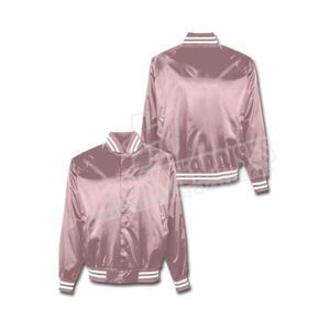 แจ็กเก็ตเลตเตอร์แมนเสื้อแขนยาวผ้าซาตินแท้สำหรับผู้ชายเสื้อแจ็คเก็ตผ้าซาตินสำหรับฤดูหนาวแบบสมาร์ทและมีสไตล์ - Product Image 4