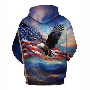 Sudaderas con Capucha Extra Grandes de Alta Calidad con Logotipo Personalizado, Estampado Puff, Tejido de Punto, Antiarrugas, Gruesas, de Invierno, de Poliéster/Nailon - Product Image 6