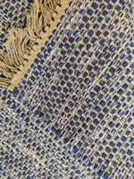 Hochwertige Moderne Karierte Anpassbare Baumwollseil-Design Jacquard-Gewebte Handgefertigte Teppich-Sets Flachgewebe PET