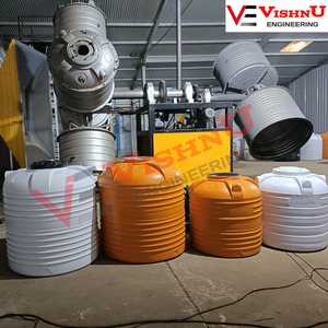 Machine de rotomoulage biaxiale à deux bras Vishnu Engineering Production d'eau et de fosses septiques Machine de moulage par rotation - Product Image 2