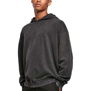 Sudadera Corta de Invierno para Hombre, 100% Algodón, con Forro Polar, Cuello Redondo, Capucha, Bolsillos, Cuello Alto, Bordada, Cierre Completo - Product Image 6