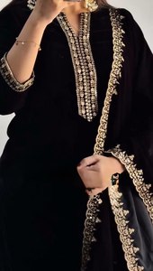 Salwar Kameez de Alta Calidad de las Mejores Marcas, Terciopelo Modal Viscosa, Ropa Étnica para Mujer, Colección 2025, Colores Personalizados - Product Image 3