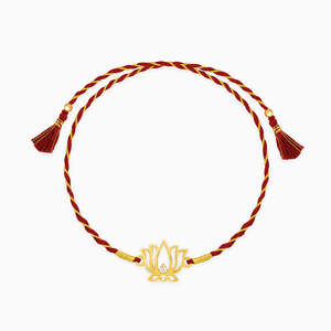 Boucles d'oreilles pour enfants MEHTAB COLLECTION Golden Kamal avec détails artistiques de lotus, design classique pour les célébrations festives - Product Image 4