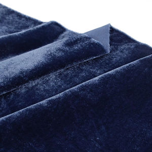 Qualité supérieure Micro 9000 Velours Robe Matériel Bleu Marine 145 cm Largeur pour Vêtements Mariages Bagages-MTG - Product Image 6
