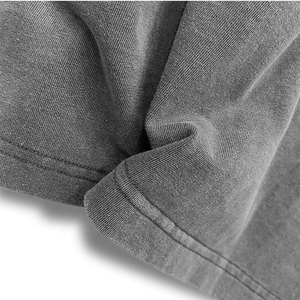 T-shirts à imprimés longs teints unis surdimensionnés personnalisés à la mode pour hommes 100% coton doux et respirant de qualité - Product Image 6