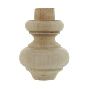 Piede in Legno di Quercia Art. 53012 Mm.88x100 - Product Image 2