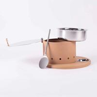 Dernière arrivée Hôtel Party Buffet Service Alimentaire Hotpot Nouveau Design Mobile Couvercle Base Casserole Réchauffeur avec Matériau Métallique