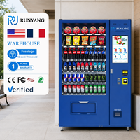 Máquinas Expendedoras Combinadas Personalizadas RUNYANG para Exteriores, Refrigerador para Snacks, Máquina Expendedora de Refrescos para Alimentos y Bebidas