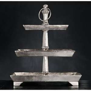 Élégant support à gâteau en aluminium avec artisanat de qualité supérieure pour les mariages et anniversaires et les décorations de table à dessert - Product Image 5