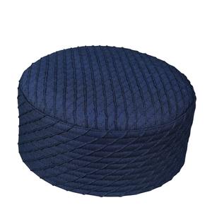 Rawhaan Cap islamique Kufi chapeau pour hommes à la main casquette de prière poly-coton musulman crâne casquette Logo personnalisé et tailles vêtements ethniques quotidiens - Product Image 3