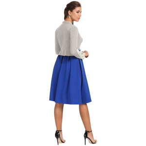 Robe en coton à manches longues, détail en Crochet pour femmes, tissu décoratif, ouvert, printemps, OEM, - Product Image 6