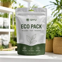 Pochette en papier kraft 100 % recyclable Puropak, conçue sur mesure, épaisseur 5 mm, impression numérique, fermeture éclair supérieure, pour aliments pour animaux de compagnie