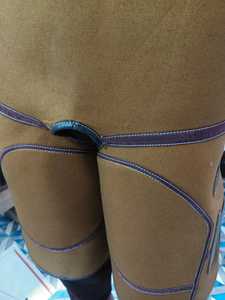 Tablier de maréchal-ferrant en cuir de buffle pleine fleur noir imprimé, pour l'entretien des chevaux, le soin des sabots, le travail du fer, l'équitation, séchage rapide - Product Image 2