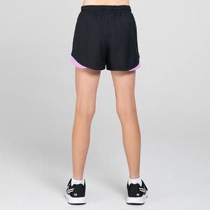 กางเกงขาสั้นบอร์ดโพลีเอสเตอร์สำหรับทั้งชายและหญิงผ้าแคนวาสแบบปิดด้วยเชือกผูกปากถุงสีดำสีชมพูทึบพิมพ์ซับลิเมชัน - Product Image 3