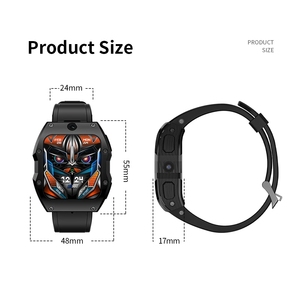 Montre connectée Android <span class=keywords><strong>LOKMAT</strong></span> <span class=keywords><strong>APPLLP</strong></span> 3 MAX, étanche, avec carte SIM 4G, Wifi, GPS, appels vidéo, suivi d'activité physique, caméra, montres intelligentes - Product Image 6