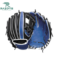 Guantes de Béisbol Unisex con Logotipo Personalizado, Dedos Completos, Aislantes, Palma de Cuero, OEM, para Diestros, Impermeables, para Posición en el Campo