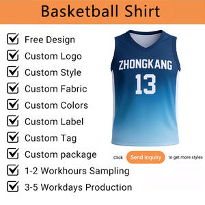 T-shirt de basket-ball respirant personnalisé, impression par sublimation, design en maille, séchage rapide, maillot de basket-ball de club - Product Image 2