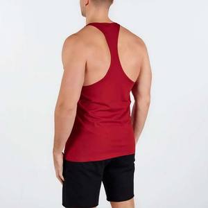 Diseño de logotipo OEM personalizado de gran tamaño culturismo músculo ropa de hombre algodón Stringer gimnasio correr camisetas sin mangas de los hombres - Product Image 4