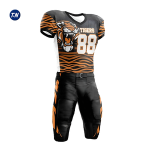 Uniforme de Fútbol Americano de Malla con Diseño Personalizado de Calidad Profesional a Precio de Fábrica, Impresión de Logotipo y Número del Equipo Personalizados, 100% Transpirable - Product Image 3