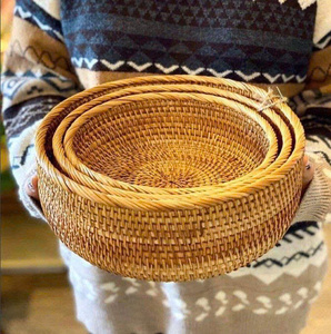 CUENCO DE RATÁN CALIDAD PREMIUM HECHO A MANO NATURAL ECO FRIENDLY BULK SUMINISTRO AL POR MAYOR PRODUCTO DE EXPORTACIÓN OFERTA CALIENTE TOP VENTAS - Product Image 4