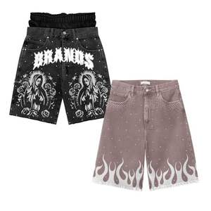 Pantalones Cortos Vaqueros Modernos de Doble Cinturón para Hombre, Tela Transpirable de Secado Rápido, Ligeros, Perfectos para Aventuras al Aire Libre, a la Moda - Product Image 1