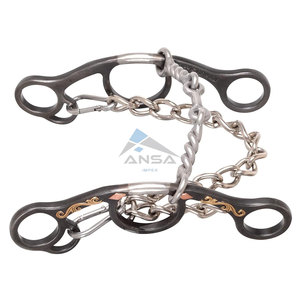 Classique Equine Sherry Cervi Twisted Wire Dogbone Diamond Short Shank Gag Bit pour Barrel Racing et Training - Product Image 6