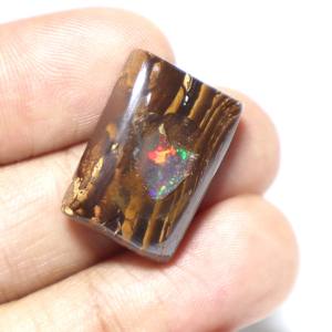 โอปอลบอลเดอร์ออสเตรเลียแท้ รูปทรงสี่เหลี่ยม คาโบชอง พลอยหลวม สีธรรมชาติ 100% คุณภาพเยี่ยม สำหรับทำเครื่องประดับ - Product Image 4