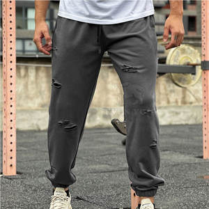 Pantalon de jogging décontracté style streetwear en tissu doux et confortable, fabriqué au Pakistan, idéal pour le quotidien - Product Image 6