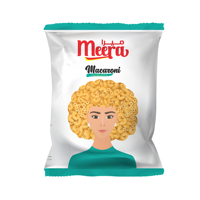 Pâtes séchées authentiques italiennes Macaroni coudé 400g à base de blé, faible teneur en sel, sans sucre, cuisson 6-9 min, en sachet, en boîte, en vrac, marque privée