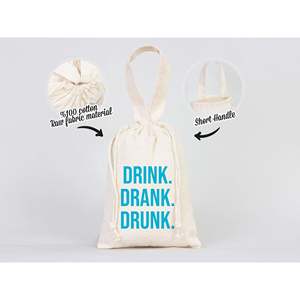 Bolsas de Algodón para Bebidas, 6W X 8H (15,5cm X 20 Cm), Diseñadas para una Mejor Visibilidad y Legibilidad - Product Image 4