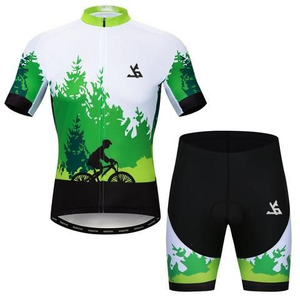 Conjunto de Jersey y Pantalones Cortos de Ciclismo Ligeros para Hombre y Mujer, Diseño Personalizado, Ropa de Ciclismo de Carretera - Product Image 1