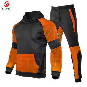 OEM Service Heavyweight CustomYour Brand <b>Hooded</b> Tracksuit Custom Made Unisex Winterwear - Product Image 4