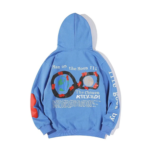 Ensemble de sweat à capuche unisexe en molleton éponge français lavé à l'acide Streetwear personnalisé de logo d'impression bouffée des fabricants - Product Image 4