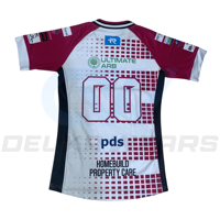 Ensemble d'uniformes de rugby personnalisés entièrement sublimés, respirants, imprimés, vente en gros, maillot bordeaux pour hommes et femmes, kit OEM pour écoles et clubs