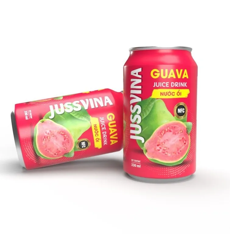 Guava suyu yüksek kaliteli sağlıklı içecekler toptan Guava meyve suyu 330ml meyve ve sebze suyu olabilir