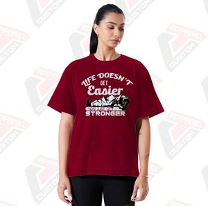 เสื้อยืดผ้ายีนส์ผ้ายีนส์ผ้าลูกฟูกสำหรับผู้หญิงทันสมัยทันสมัยทันสมัยผ้าลินินเป็นมิตรต่อสิ่งแวดล้อมผ้าปะติดลูกปัด - Product Image 1