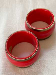 Ronds de serviette, ronds de serviette en rotin, ronds de serviette en osier, décor de table - Product Image 6