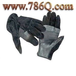 <b>Roping</b> Purpose Rescue Tactical Com Bat Cut Proof Needle Resistant Anti Slip Leather Palm Safety Gloves - Product Image 1