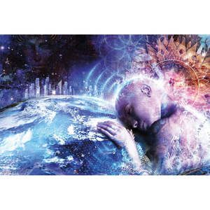 Póster de Cameron Gray con la frase 'Un oración por la Tierra' para decoración de pared - Product Image 1