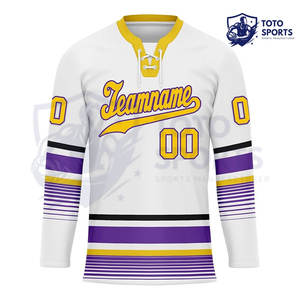Breathable Polyester Comfortable Lightweight New Arrival Best Supplier Reasonable Price Durable Sports Wear Ice Hockey Jersey - Product Image 5