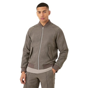 New Arrival Fashionable Polyester Men's Sublimation Design Autumn Jacket Hot Selling Breathable Two Pockets <b>Stand</b> Collar Front - Product Image 1