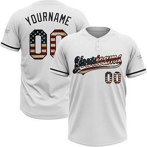 Maillot de baseball et de softball personnalisé de haute qualité, ensembles décontractés à la mode de conception de chemise de sublimation - Product Image 1