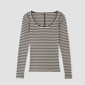 Camisetas de mujer con diseño personalizado al por mayor, camisetas de manga larga informales con logotipo personalizado y colores de alta calidad 100%, ropa de calle OEM - Product Image 4