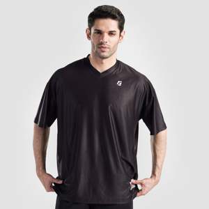 Camiseta Deportiva Ligera Valiant 100% Poliéster Negra de Punto con Sublimación, Serigrafía y Estampado Modelo INS - Product Image 5